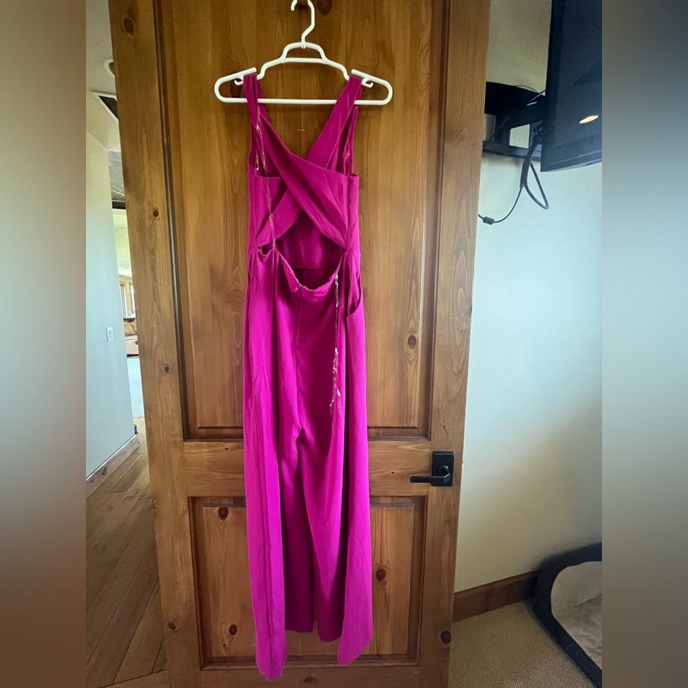 Hot pink romper/jumpsuit